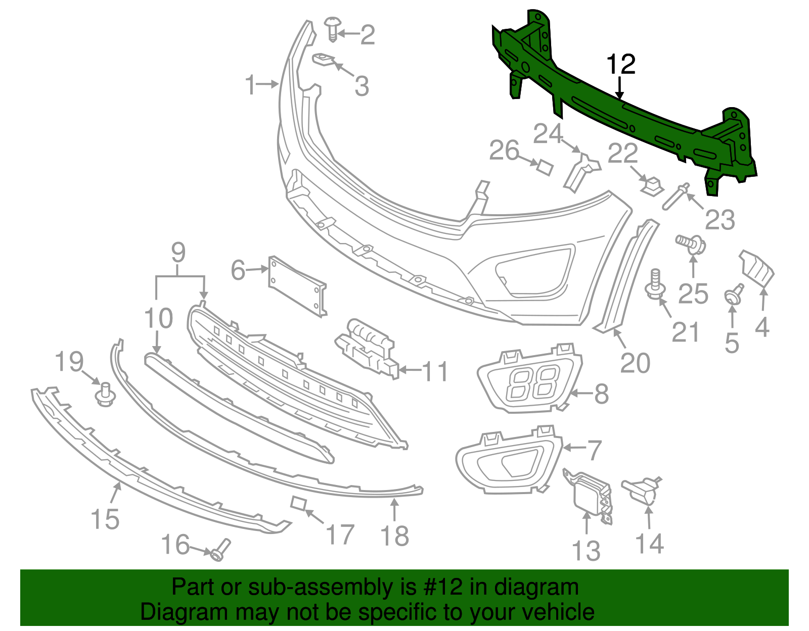 Impact Bar - Kia (64900-C6000)