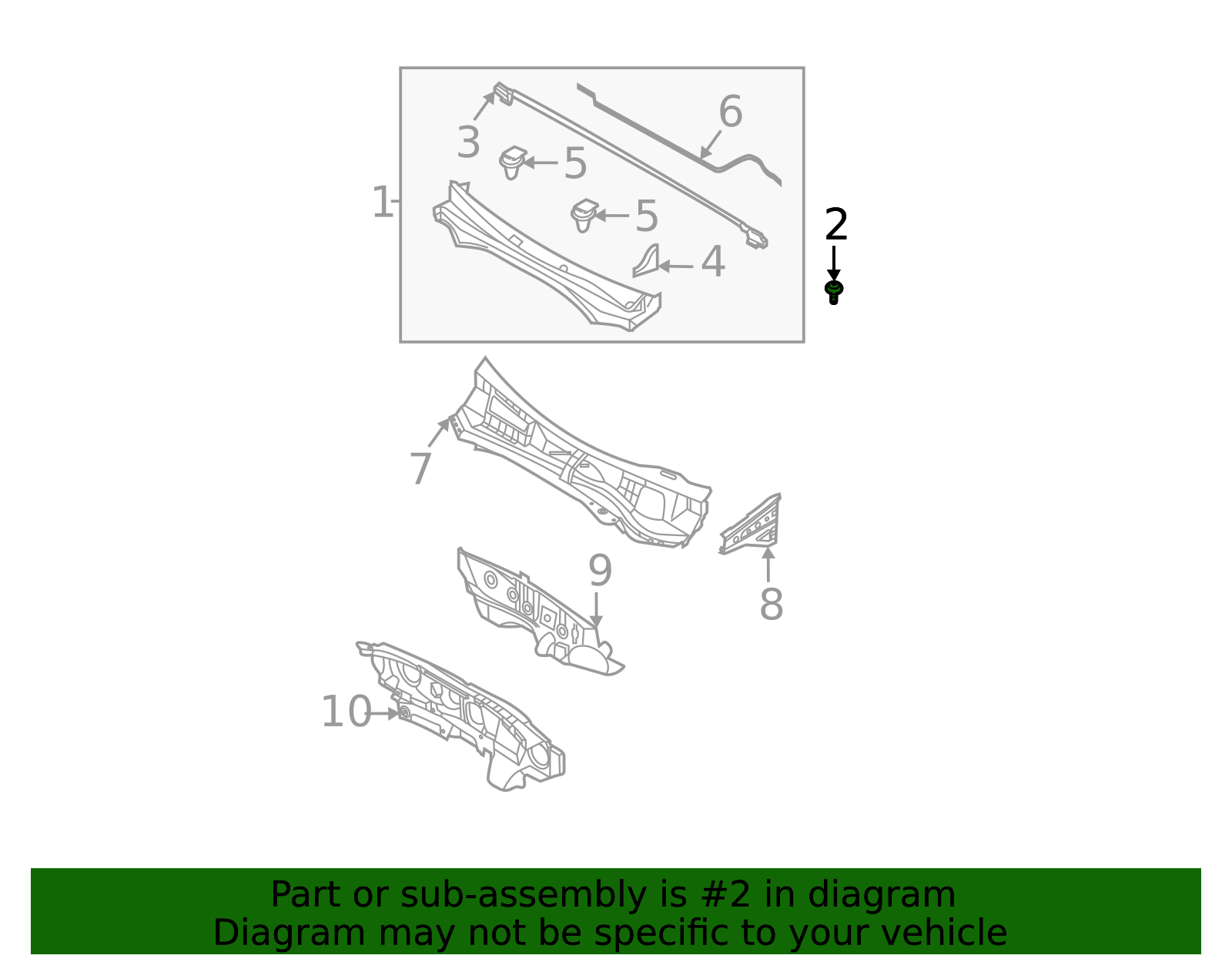 Fender Liner Retainer - Kia (86590-28000)