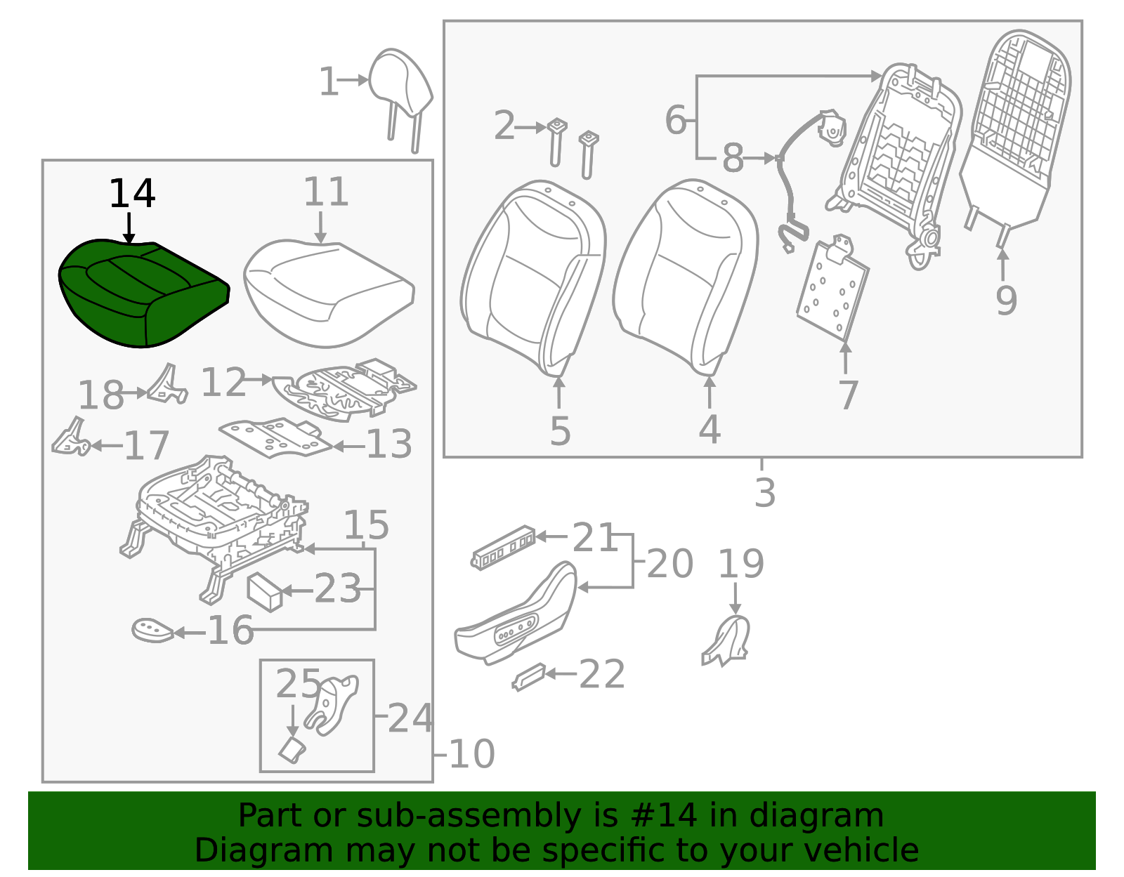 Cushion Cover - Kia (88160-B2330KHX)