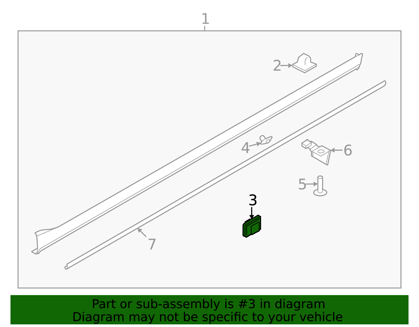 Body Side Molding Clip - Kia (87756-C5000)
