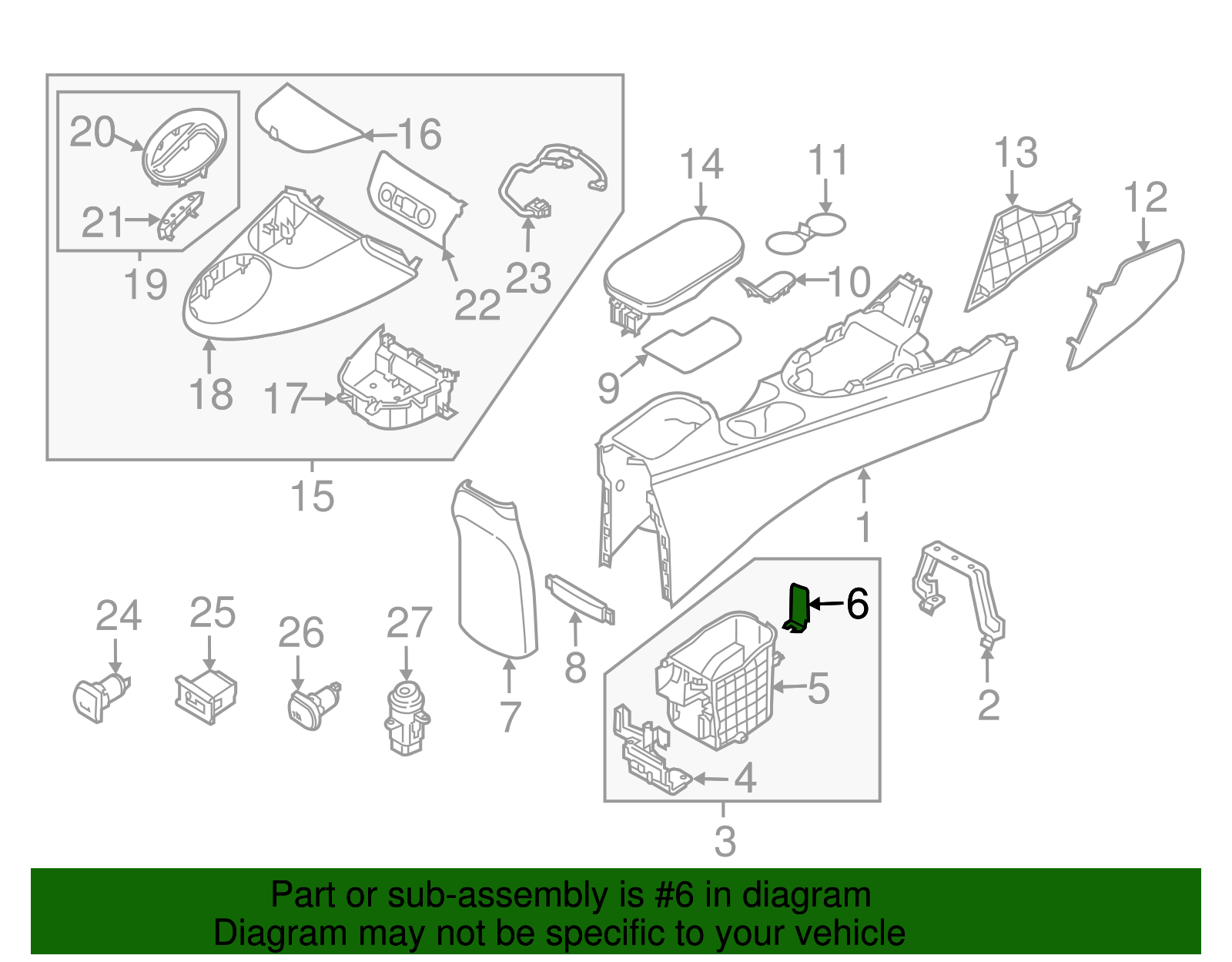 Container Cover - Kia (84612-B2100)