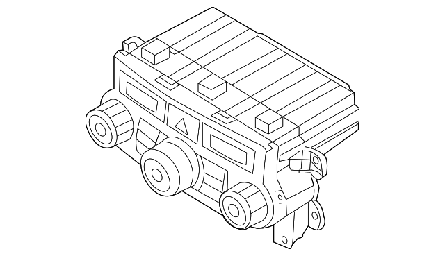 Dash Control Unit - Kia (97250-4D207VA)