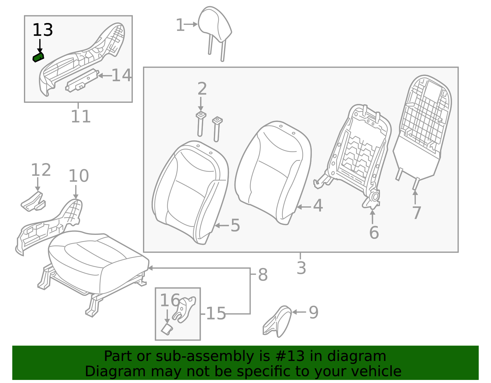 Knob - Kia (88297-A4101EQ)