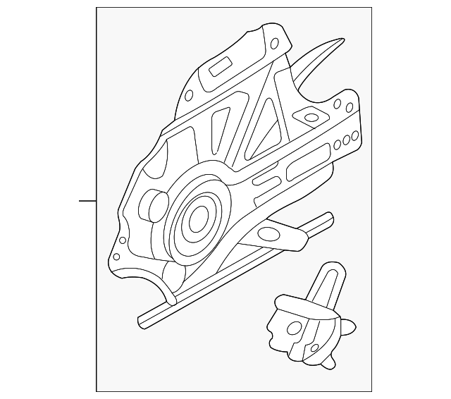 Window Regulator - Kia (82401-4D032)