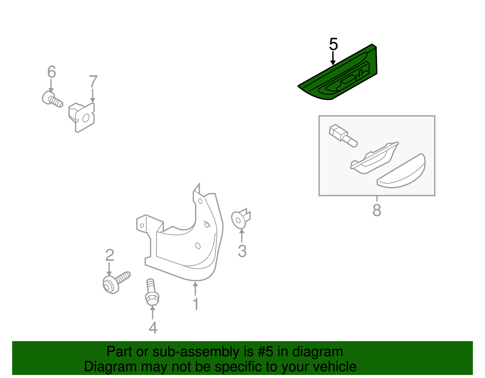 Trim Molding - Kia (87772 B2100)