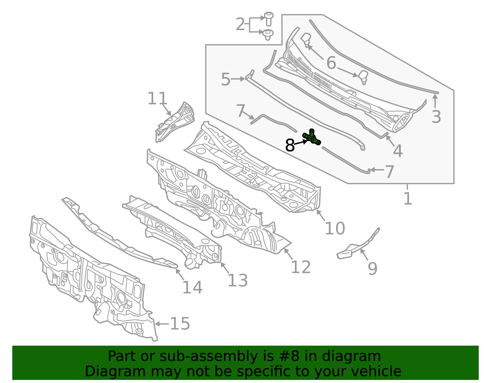Washer Hose Connector - Kia (98664-33000)