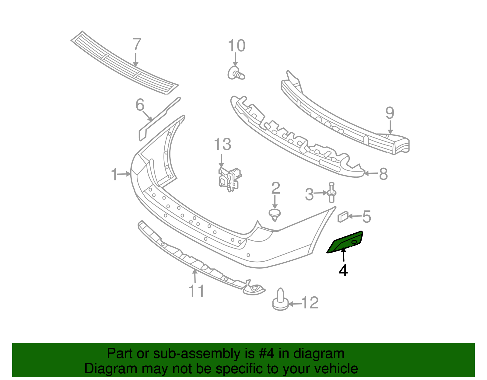 Lower Bracket - Kia (86621-4D000)