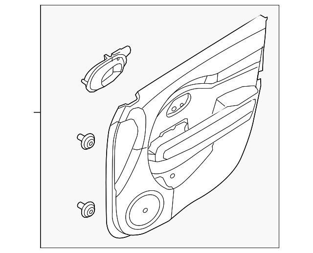 Door Trim Panel - Kia (82308-B2700DT2)