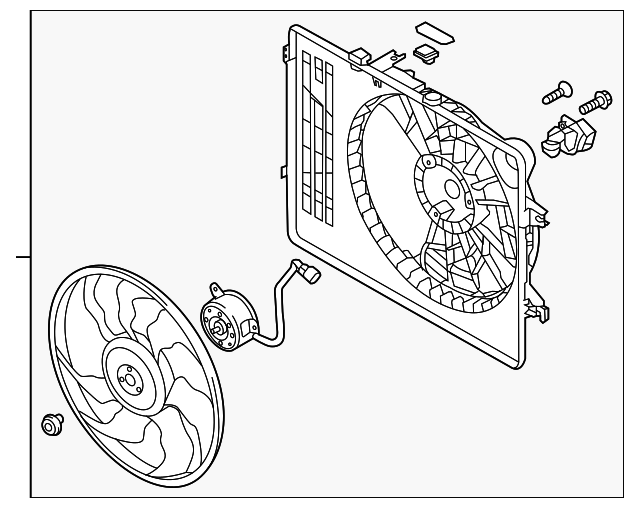 Fan Assembly - Kia (25380-3R500)