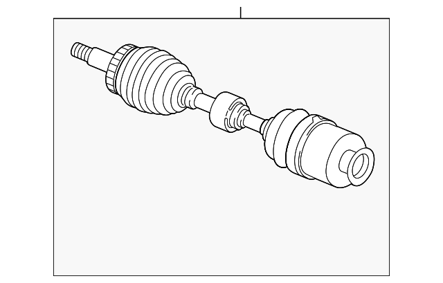 Axle Assembly - Kia (49500-2W400)
