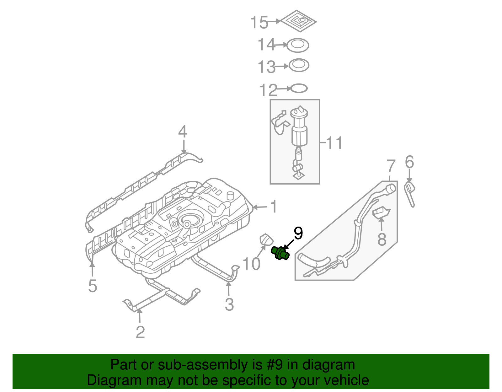 Inlet Pipe - Kia (31175-4D550)