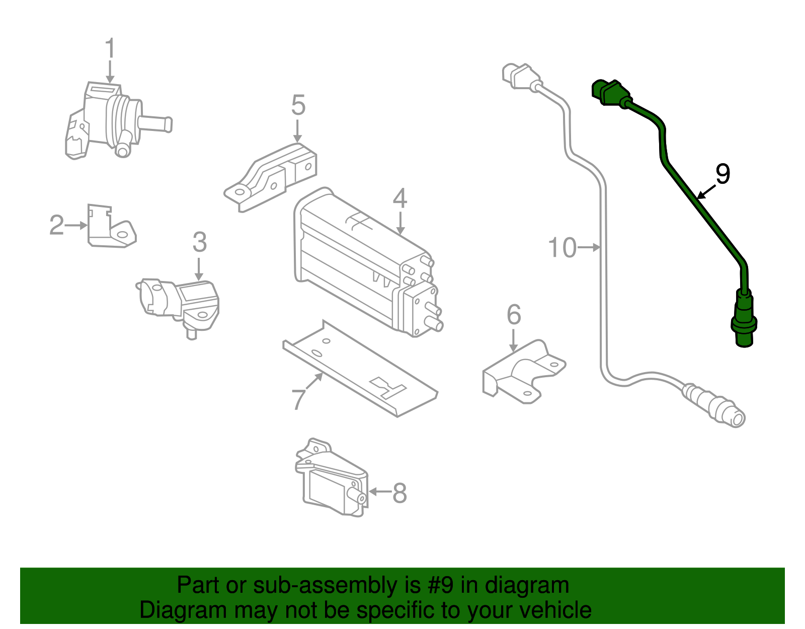 Oxygen Sensor - Kia (39210-3CDB0)