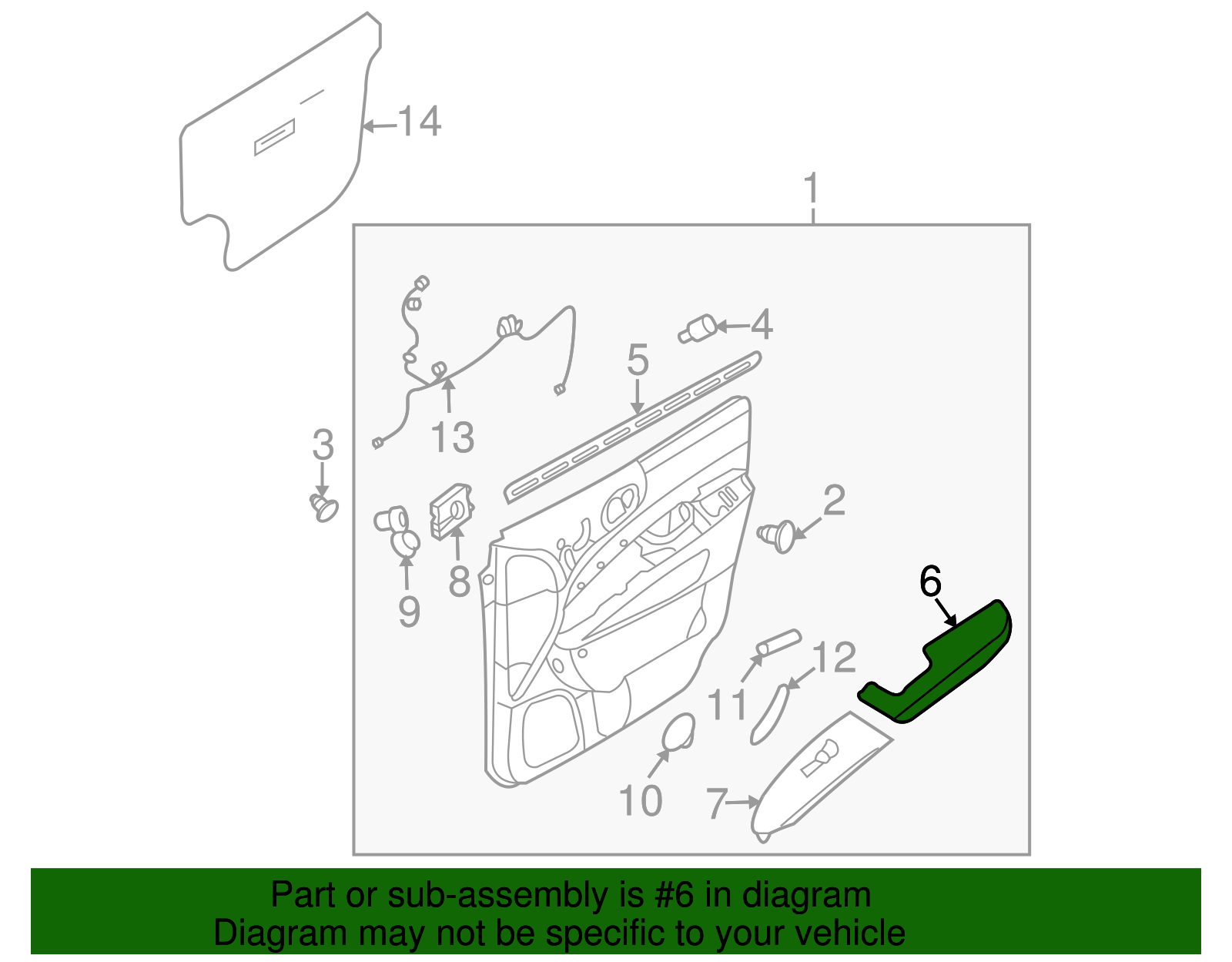 Armrest - Kia (82720-4D000CS)