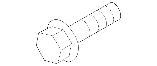 Bumper Cover Screw - Kia (12441-05207B)