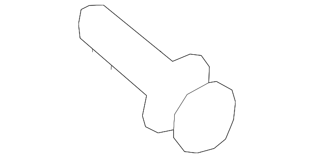 Mirror Assembly Bolt - Kia (11250 06166B)