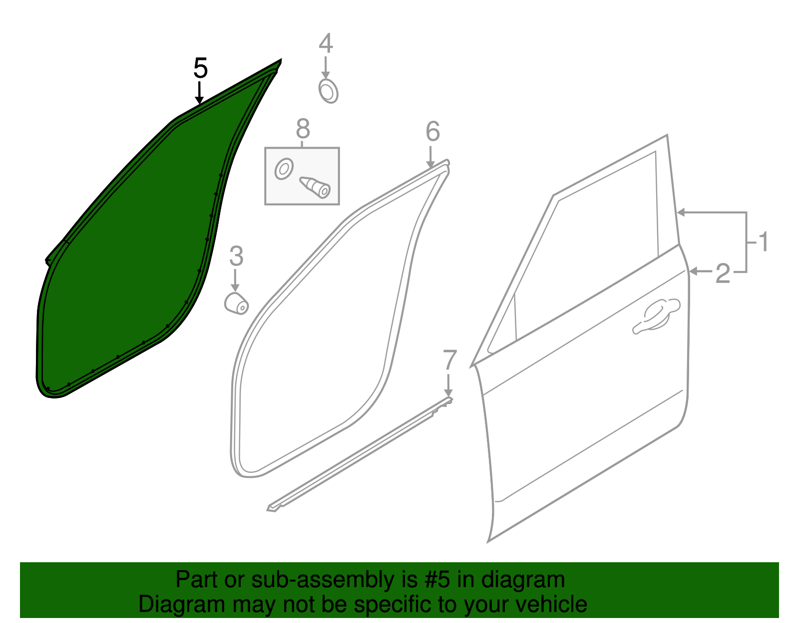 Door Weather-Strip - Kia (82130-B2000EQ)