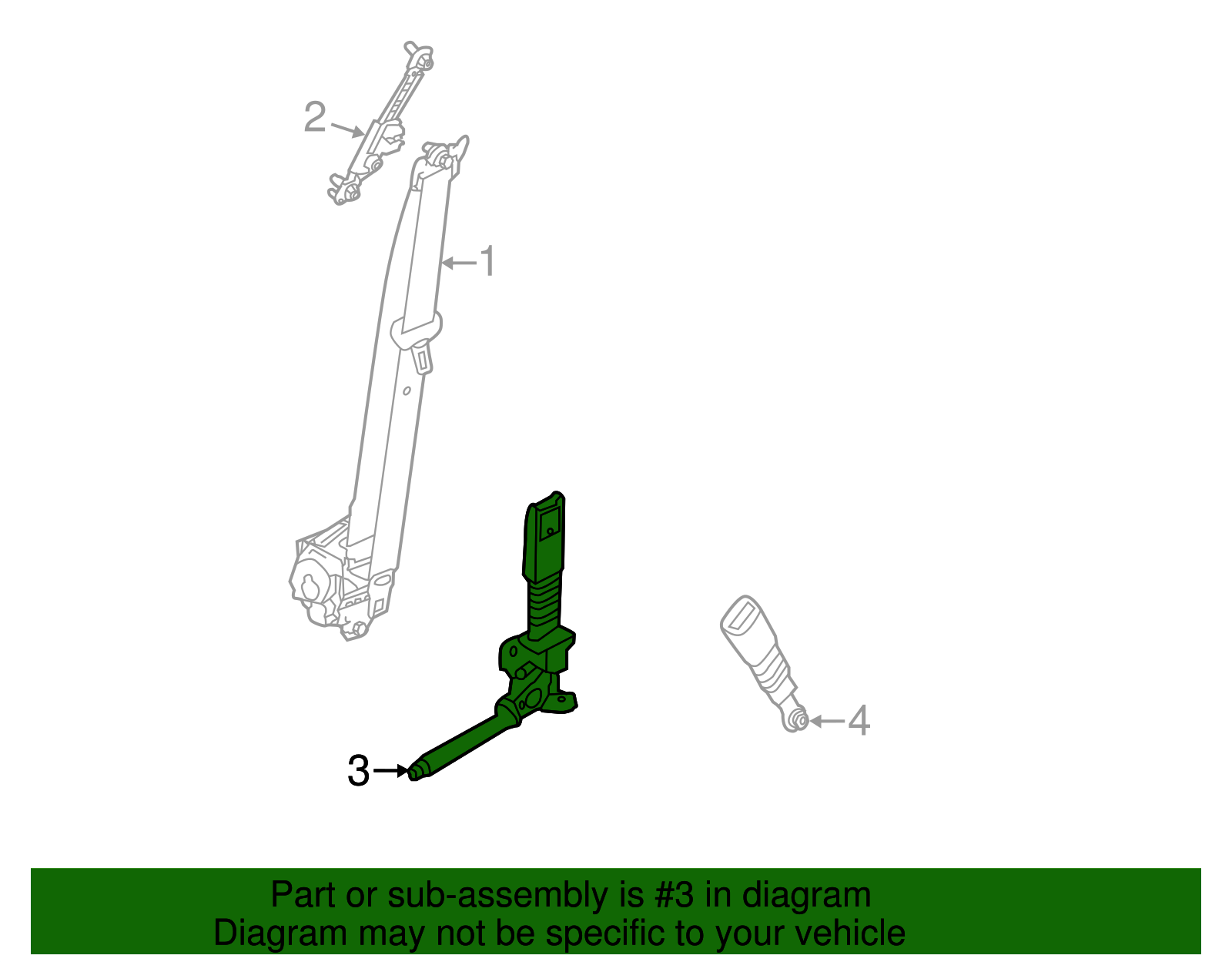 Pre-Tensioner - Kia (88841-4D500CS)