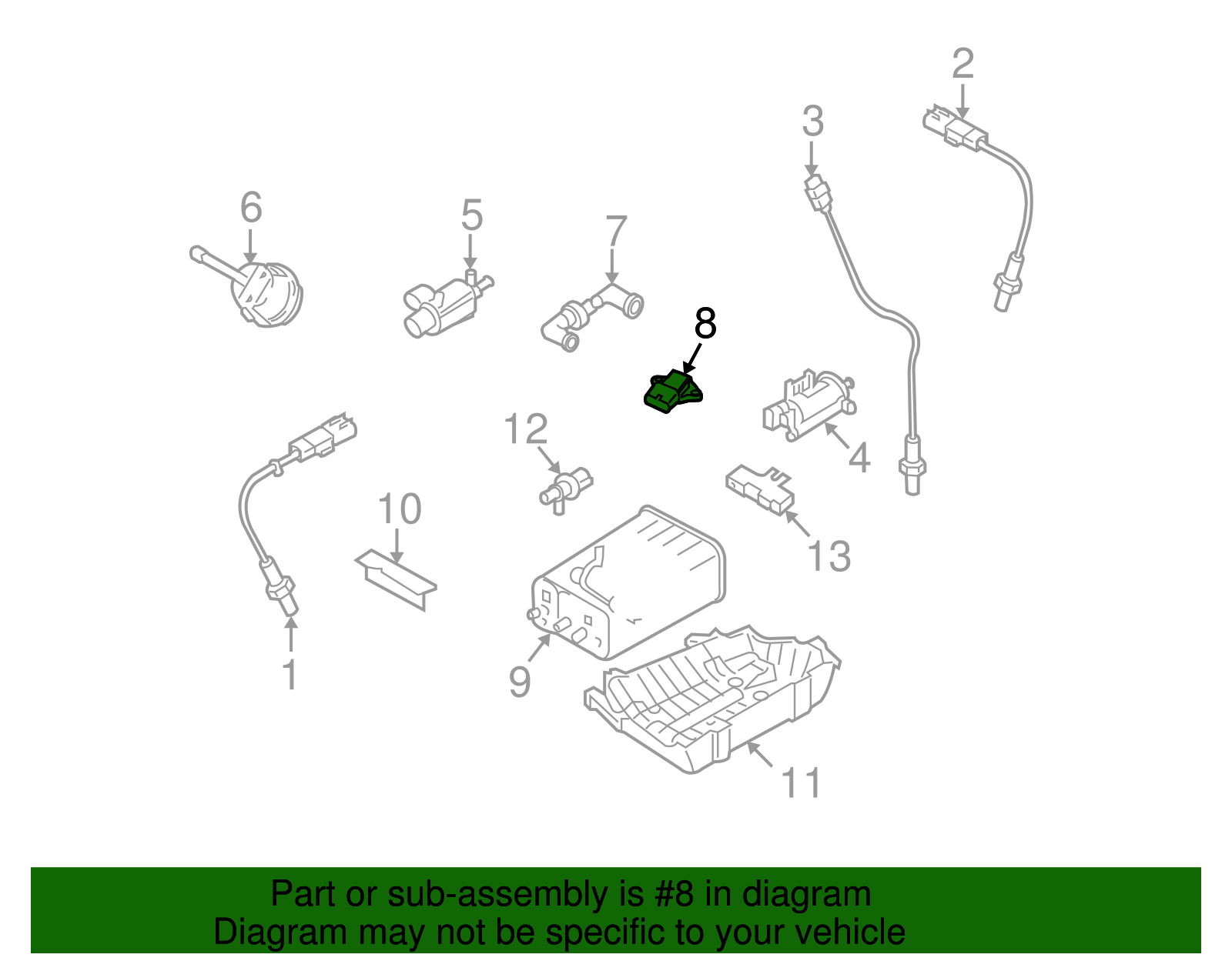 Map Sensor - Kia (39300-38200)