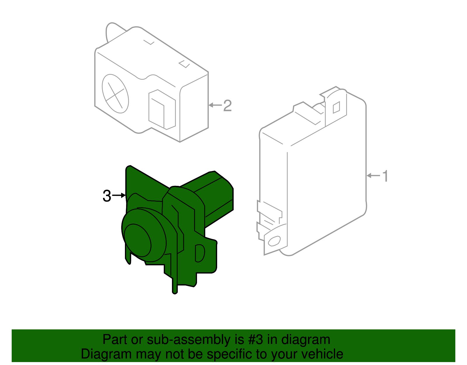 Reverse Sensor - Kia (95700-4D520ABT)