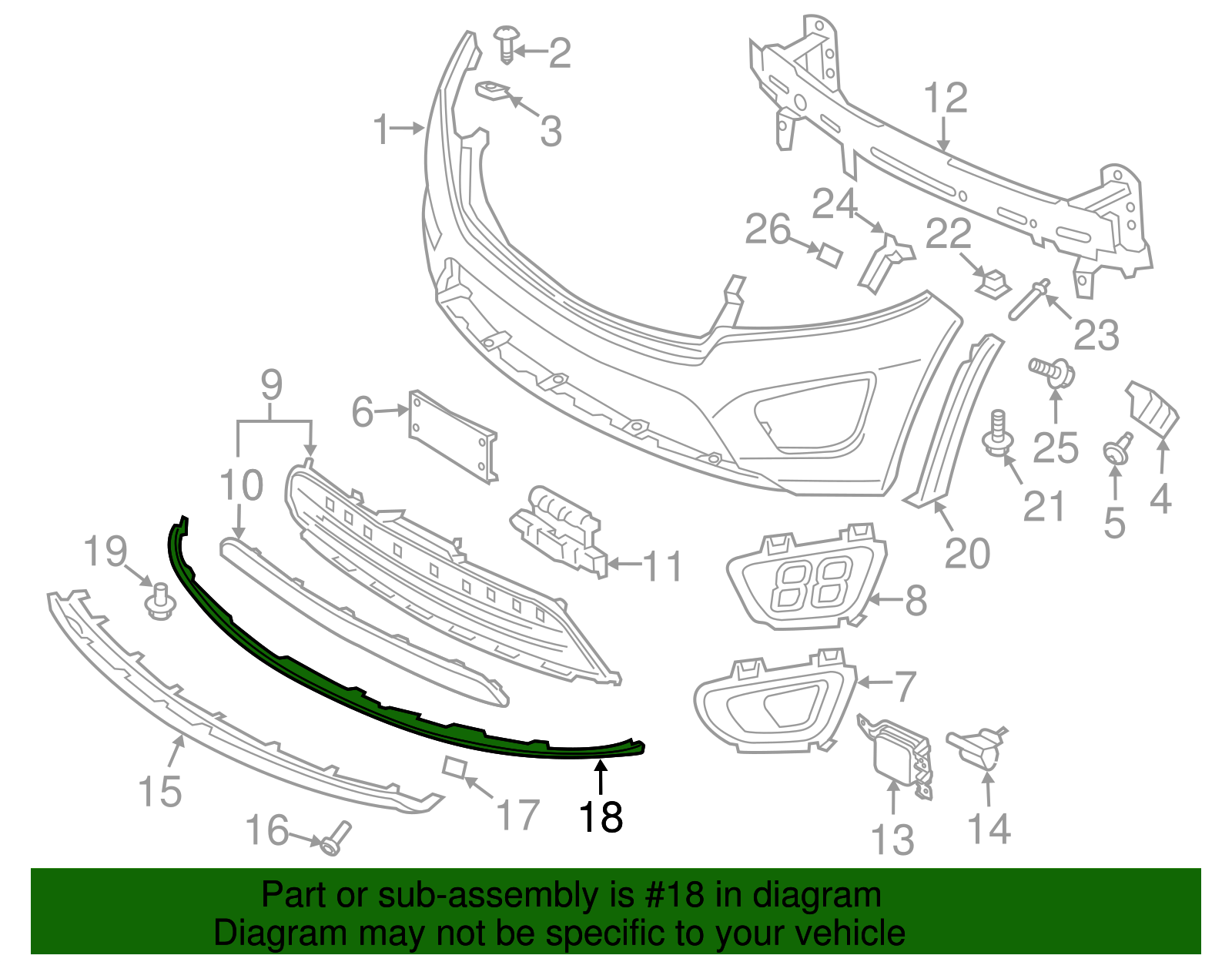 Valance - Kia (86567-C6200)