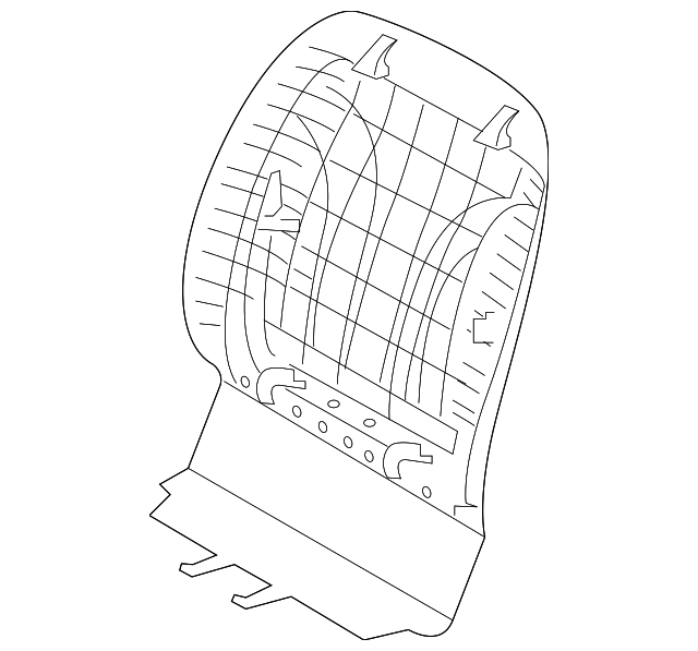 Seat Back Panel - Kia (88391-C6100WK)