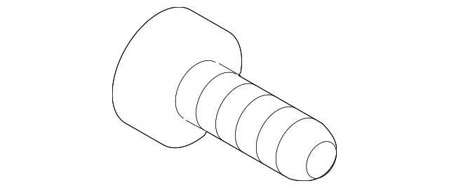 Rocker Panel Molding Screw - Kia (12431-03101)