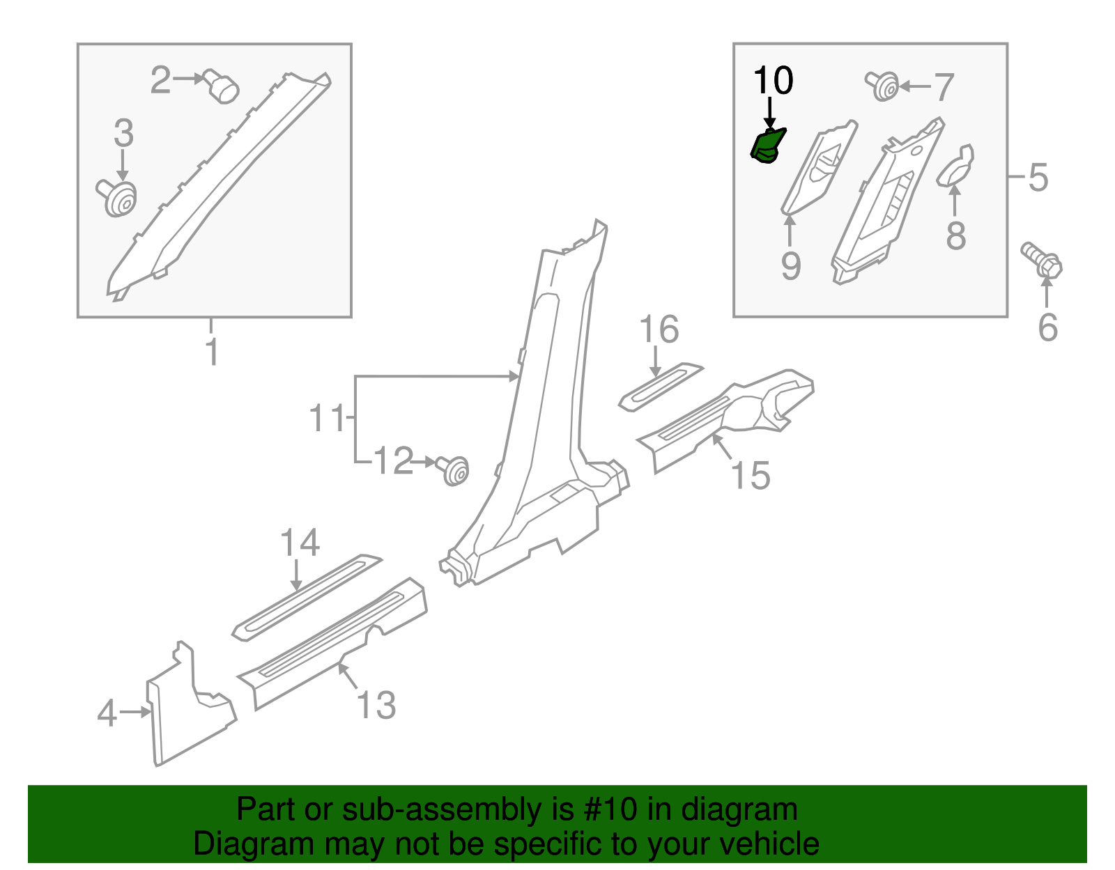 Adjust Knob - Kia (85842-B2000EQ)