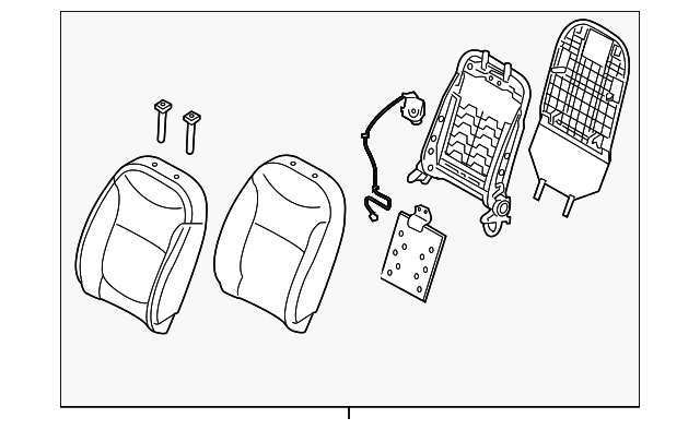 Seat Back Assembly - Kia (88300-B2141KHU)