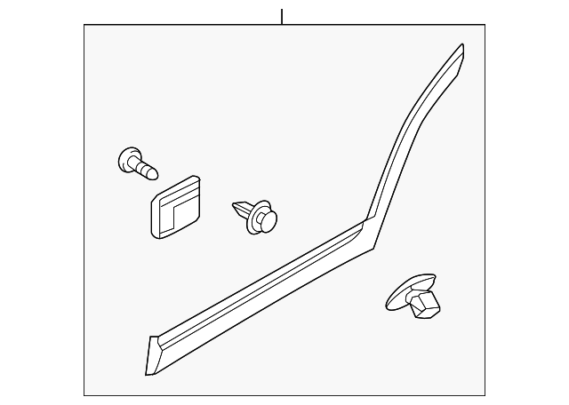 Body Side Molding - Kia (87731-C6100)