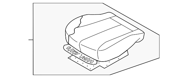 Seat Cushion - Kia (88200-4D312AGW)