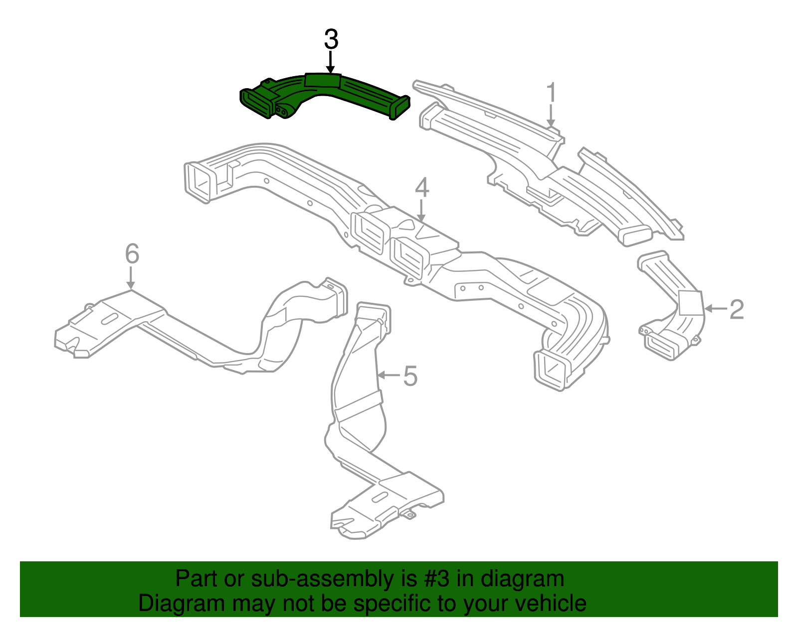 Defroster Duct - Kia (97380-B2000)