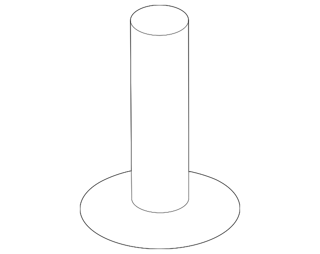 Rocker Molding Screw - Kia (12493-04107E)