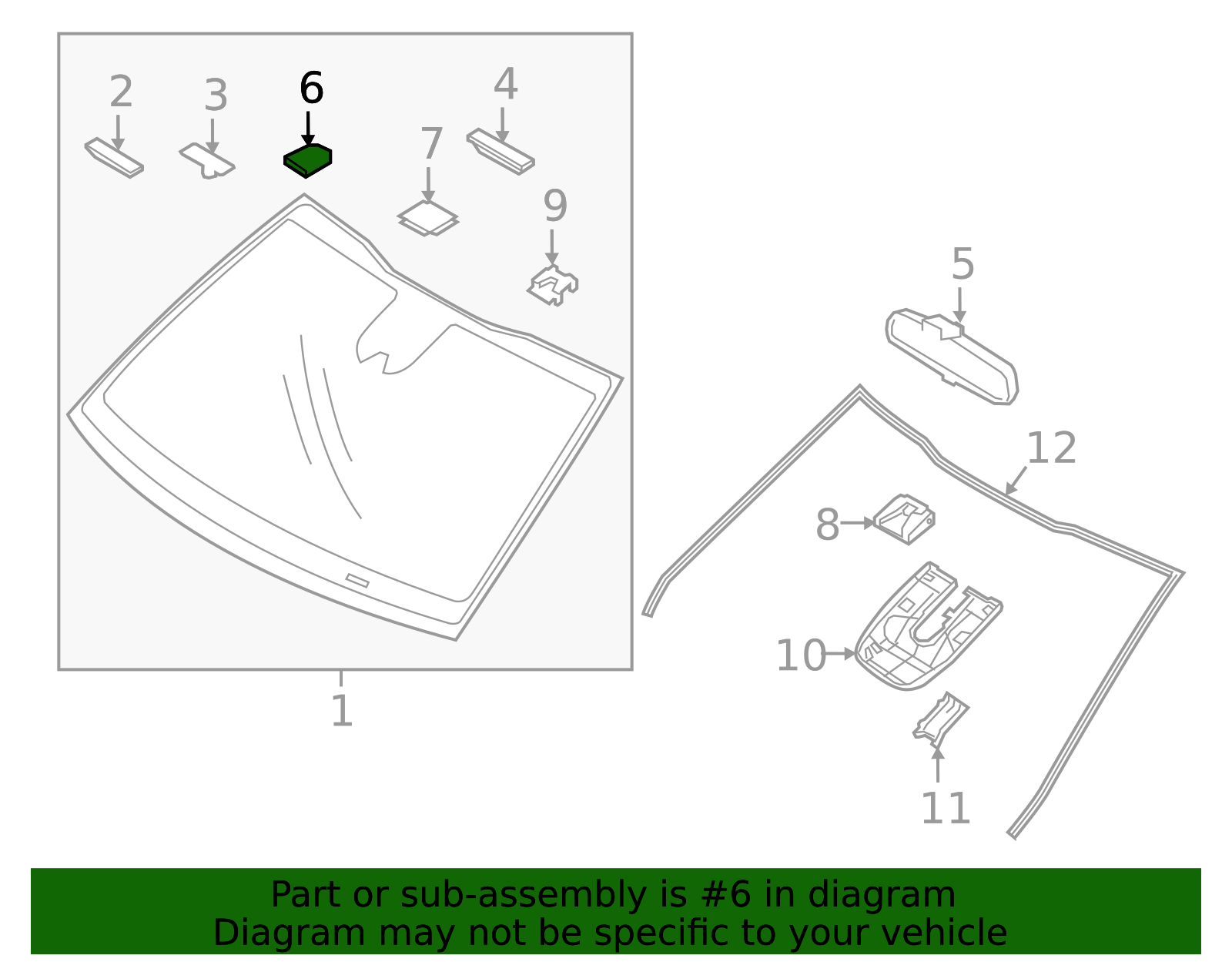 Mirror Base - Kia (85103-A9000)