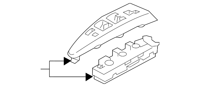Window Switch - Kia (93575-4D121XBW)