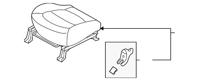 Cushion Assembly - Kia (88200-B2101CUS)