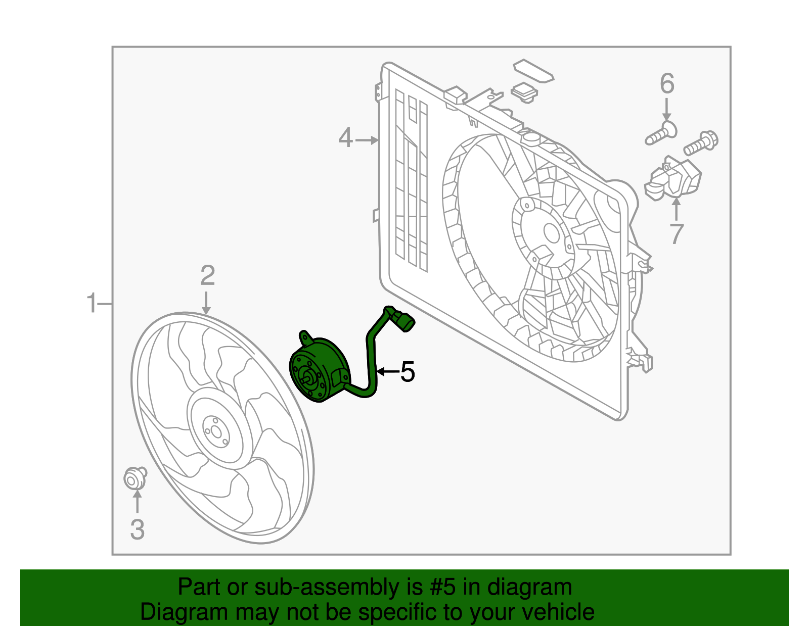 Fan Motor - Kia (25386-3R500)