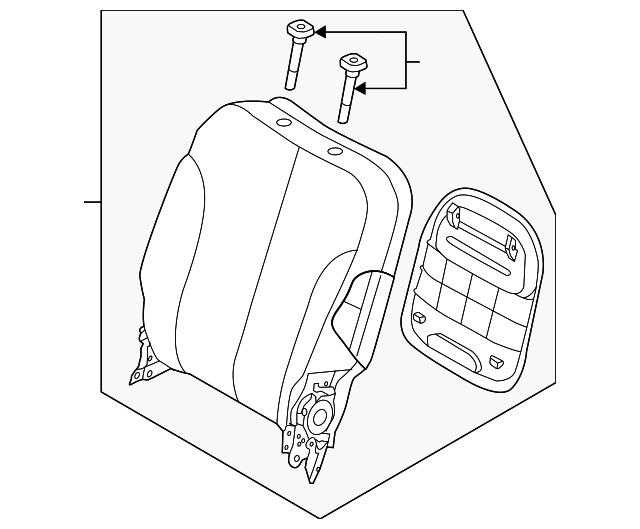 Seat Back Assembly - Kia (88400-4D427CS2)