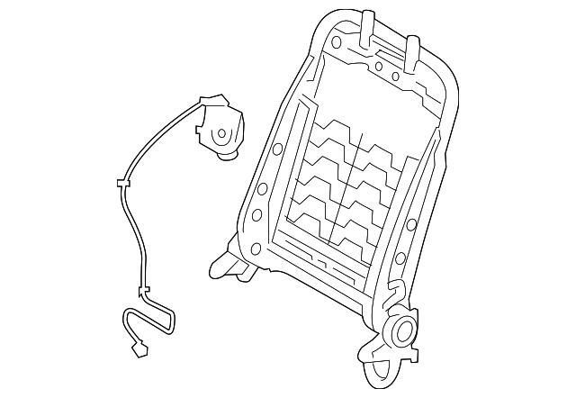 Seat Back Frame - Kia (88310-B2060)