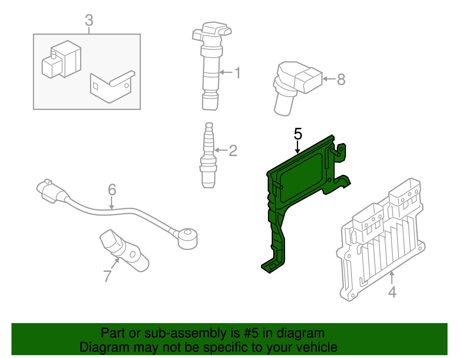 ECM Bracket - Kia (39150-3C215)