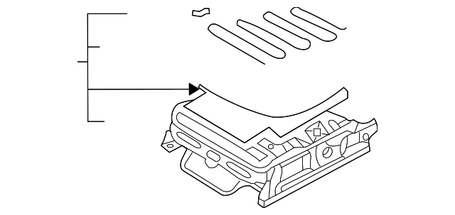 Seat Cushion - Kia (88100-4D325KS2)