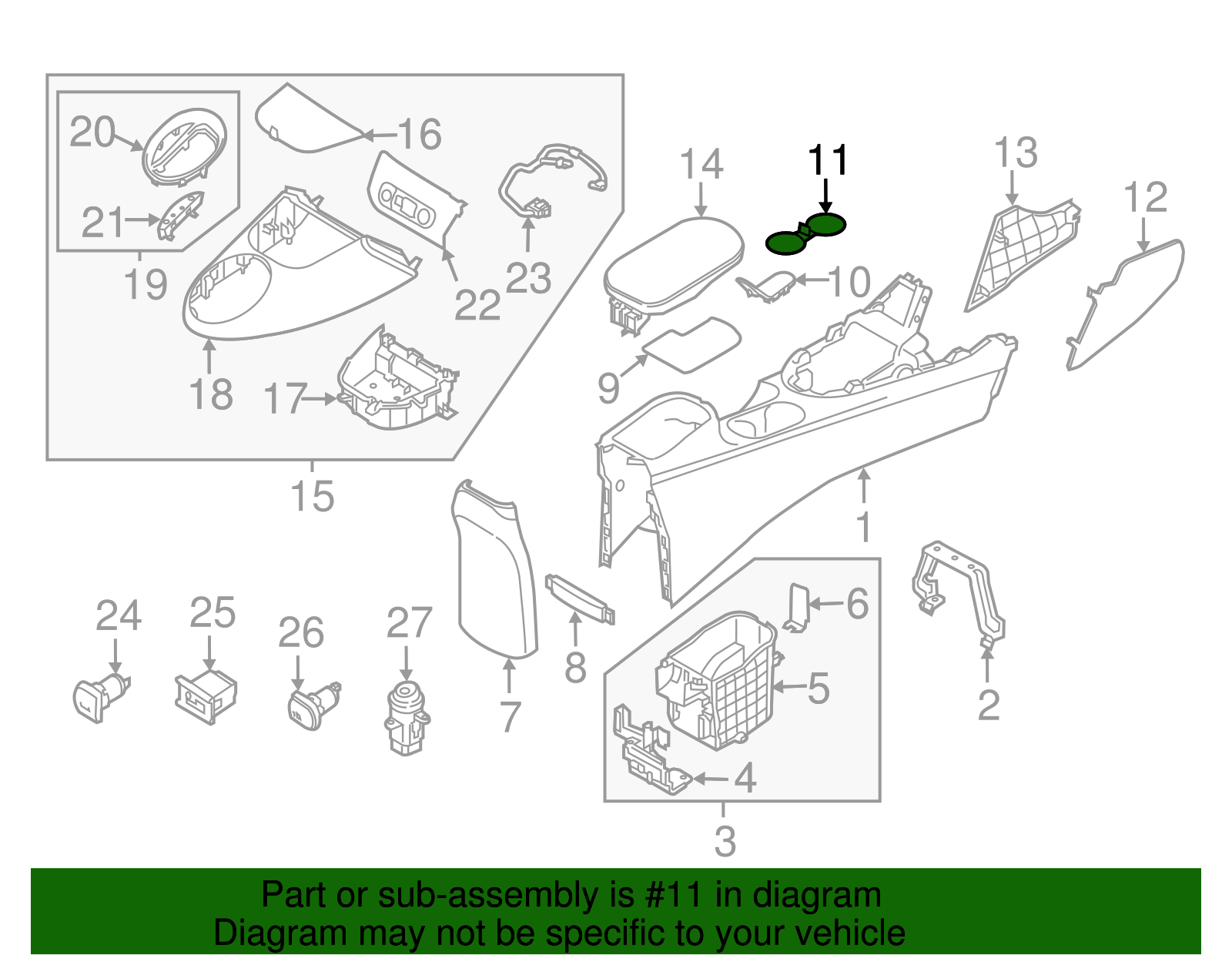 Insert - Kia (84616-B2000)
