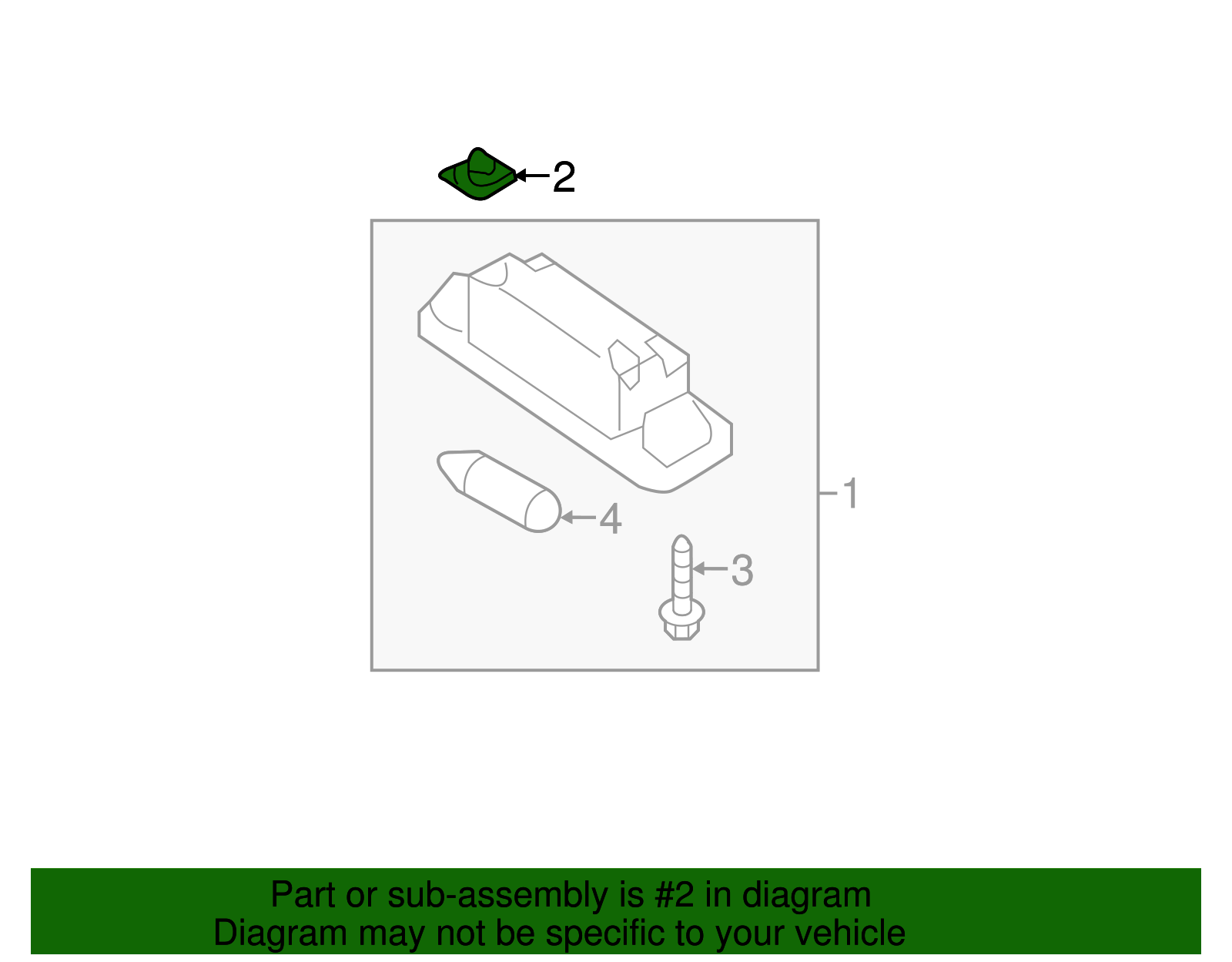 Tail Gate Trim Nut - Kia (13357-04017B)