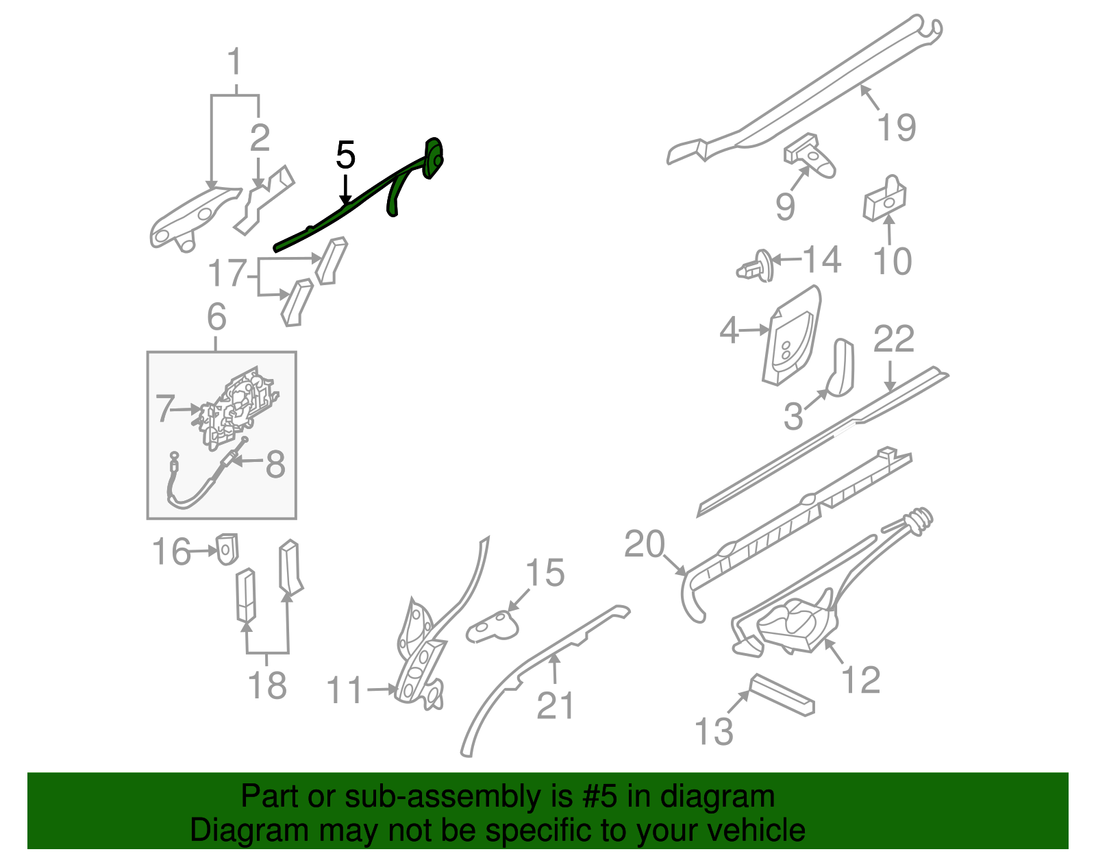 Lock Assembly - Kia (81410-4D000)