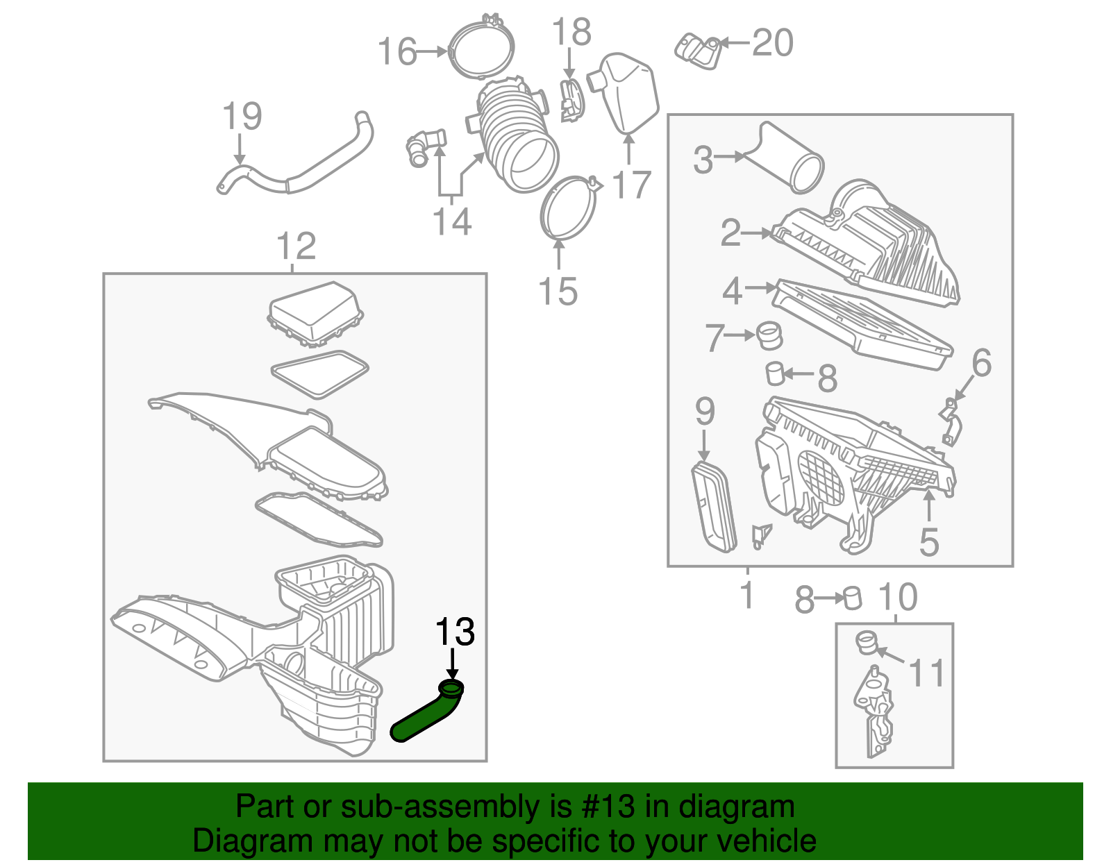 Connector Tube - Kia (28116-3R650)