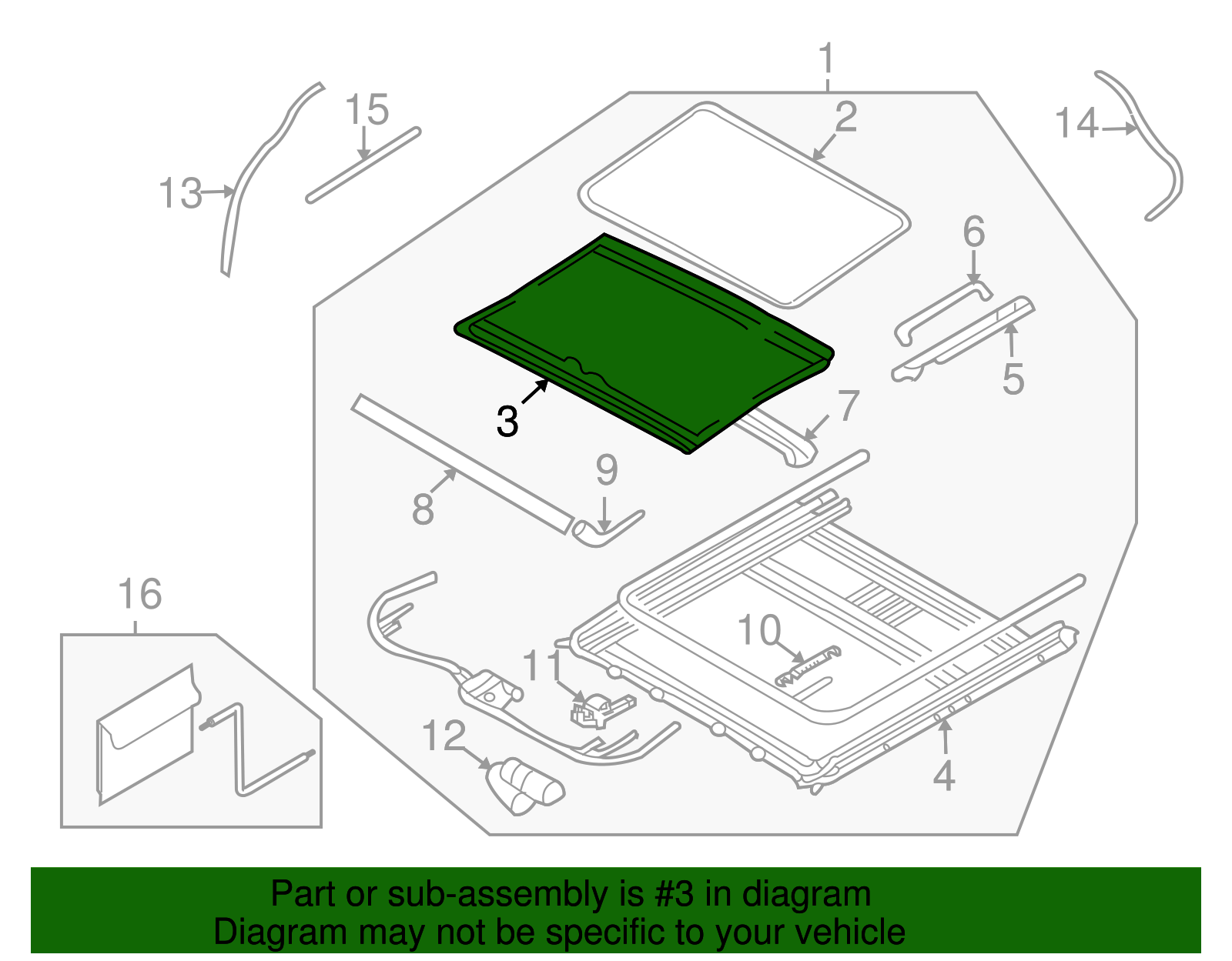 Sunshade - Kia (81666-4D001QW)