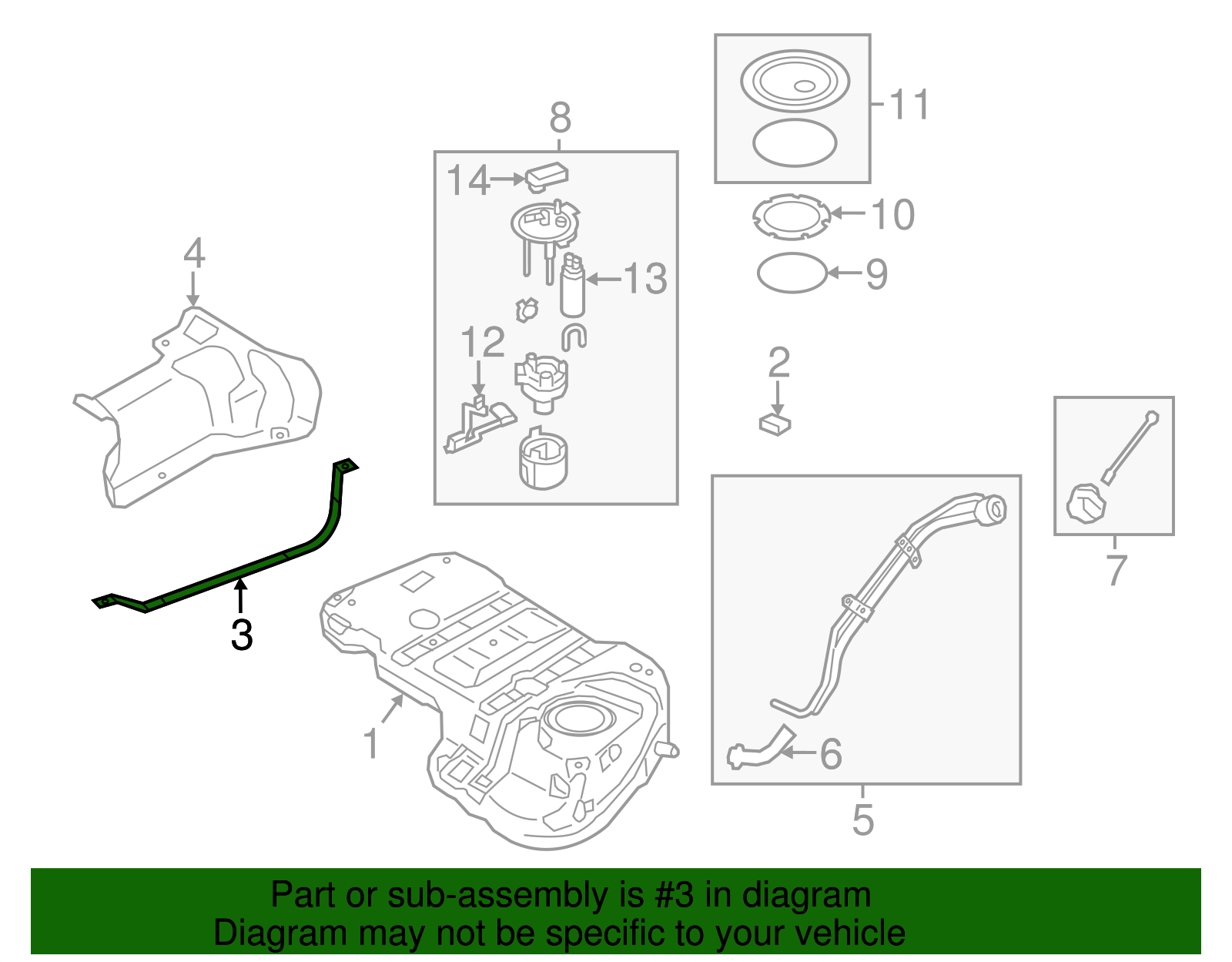 Tank Strap - Kia (31210-4Z000)