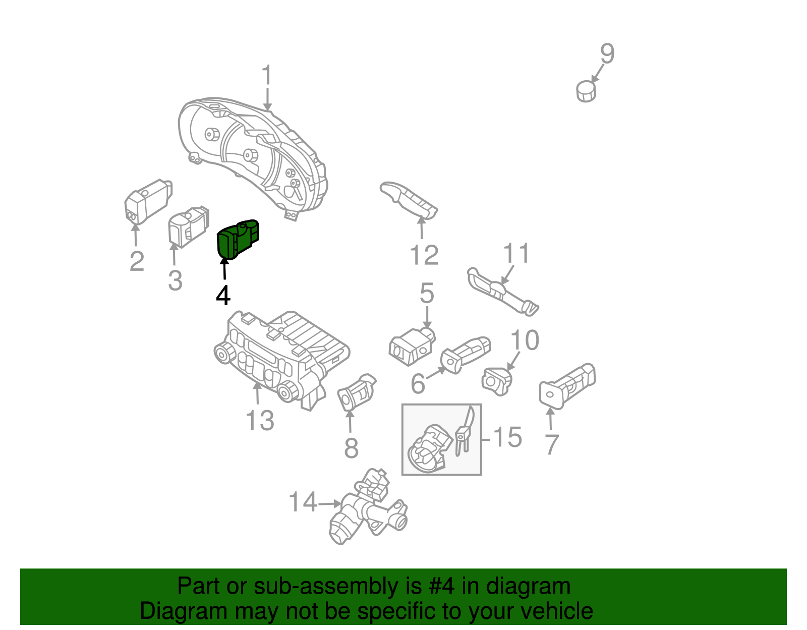 Switch - Kia (93330-4D000DP)