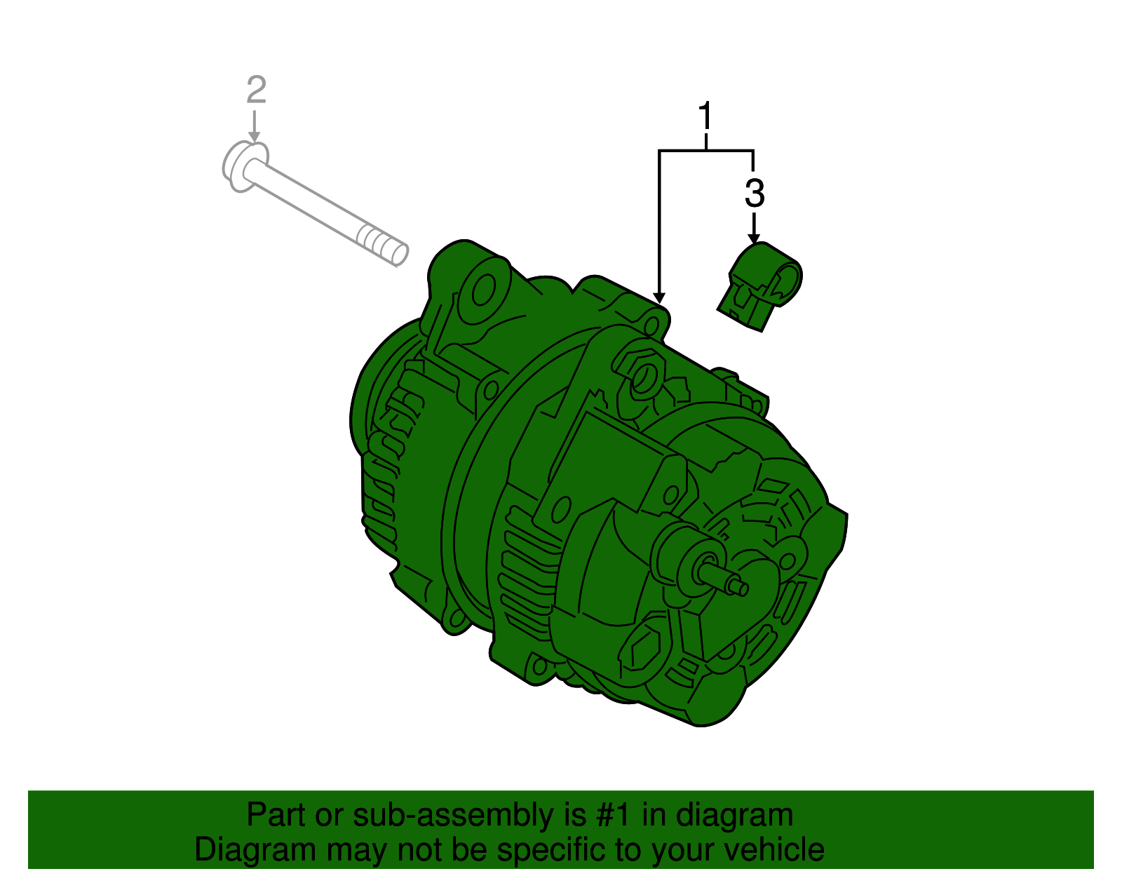 Alternator - Kia (37300-3C510-SJ)