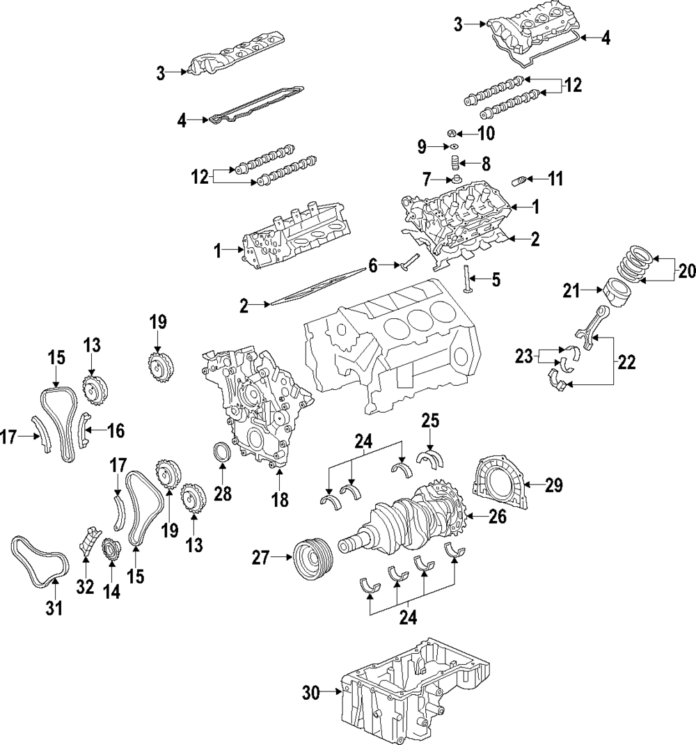 Engine Coolant Inlet Flange Bolt - Kia (11403-08506K)