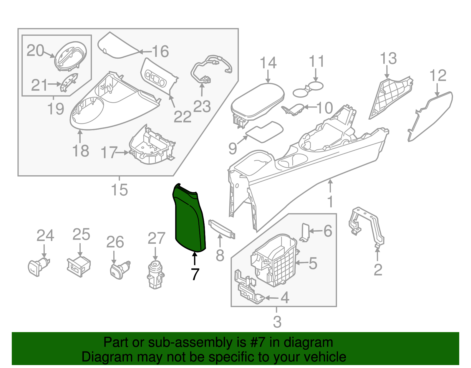 Rear Cover - Kia (84670-B2100EQ)